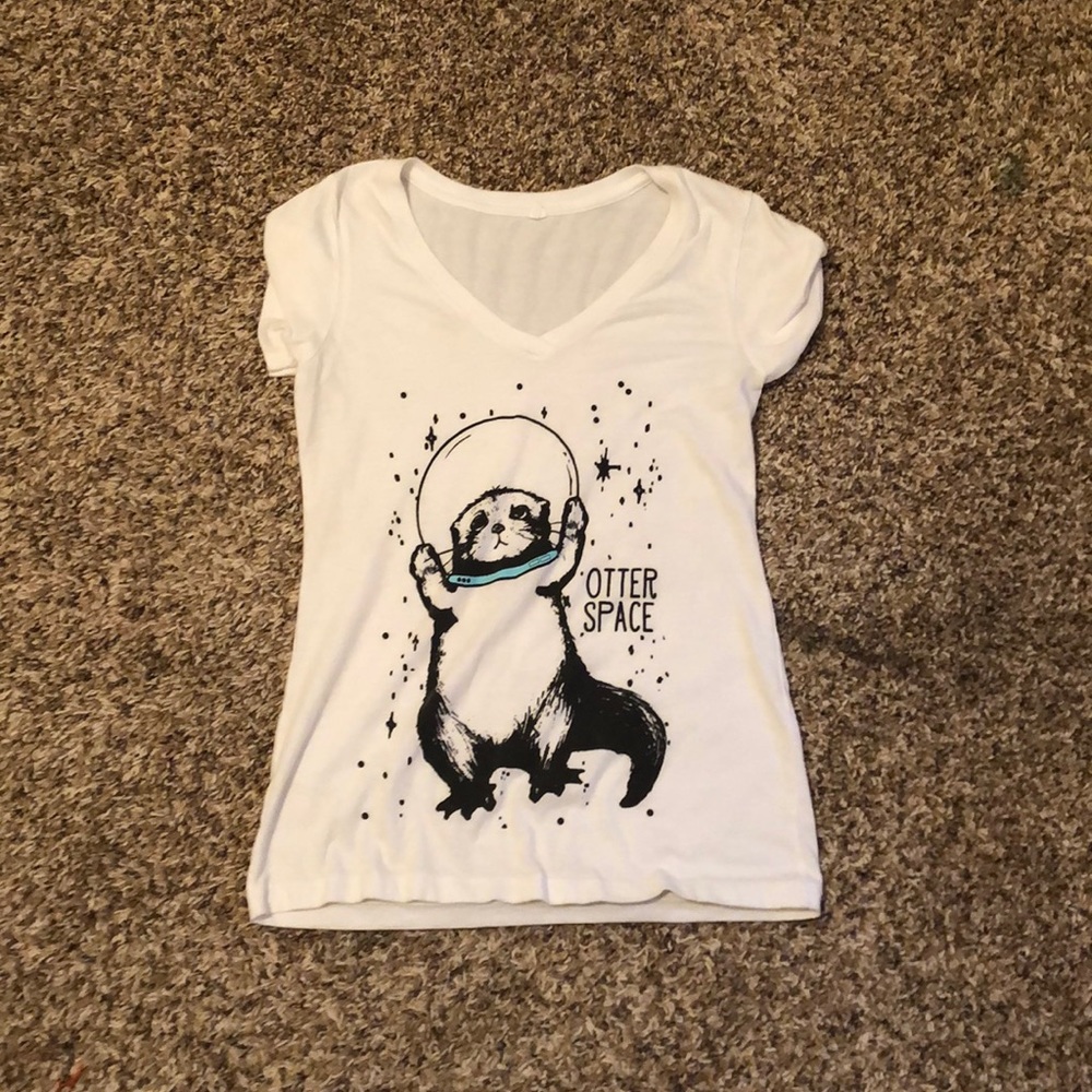 “Otter space” v-neck